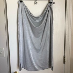 Shimmery soft Grey Scarf, Shawl, Wrap